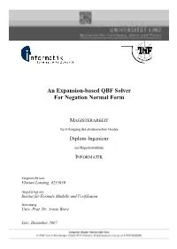 An Expansion-Based QBF Solver for Negation Normal Form