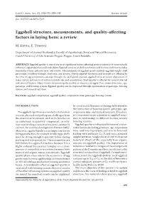 Eggshell Structure, Measurements, and Quality-Affecting Factors in Laying Hens: a Review