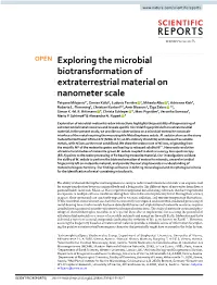 Exploring the Microbial Biotransformation of Extraterrestrial