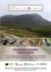 Moorland Forum Understanding Predation Report