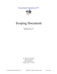 Scoping Document