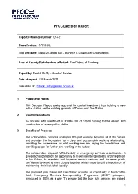 PFCC Decision Report