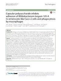 Bifidobacterium Longum 105-A Via Expression of a Catalase Doi:10.1021/Bm061081f