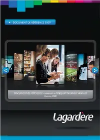 Document De Référence 2009 Lagardère