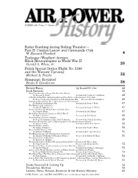 Radar Bombing During Rolling Thunder— Part II: Combat Lancer and Commando Club W