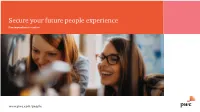 Secure Your Future People Experience Five Imperatives for Action