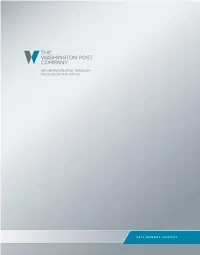 2011 Annual Report Revenue by Principal Operations