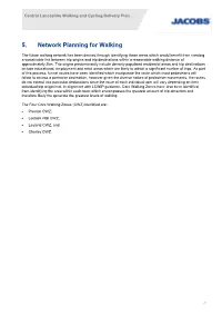 5. Network Planning for Walking