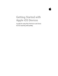 Getting Started with Apple Ios Devices