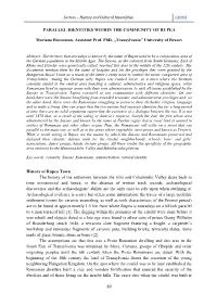 Gidni 80 Parallel Identities Within the Community Of