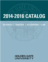 Golden Gate University at a Glance