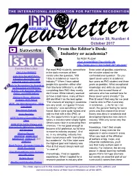 IAPR Newsletter, TC-12 Activities Summary Pp. 15, Including Chalearn LAP-Hupba