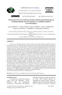 Floristic Diversity of Loranthaceae Family and Their Potential Host Species in Sudano-Sahelian Zone of Cameroon: Case of Diamare Plain in Far-North Region