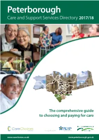 Peterborough Care and Support Services Directory 2017/18