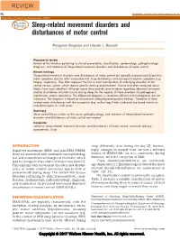 Sleep-Related Movement Disorders and Disturbances of Motor Control