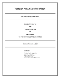 Swan Hills Pipeline System