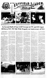WF Hit with Tragedy on Anniversary of 9/11