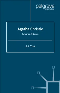 Agatha Christie Power and Illusion