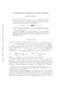 An Extension of the Erd\H {O} S-Tetali Theorem