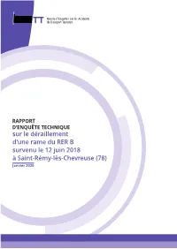 Rapport Saint-Rémy-Lès-Chevreuse