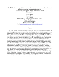 Year Two of a Pre-Closure Evaluation of Habitat and Fish Assemblages In