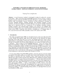 1 Towards a Solution of the Polycyclic Aromatic