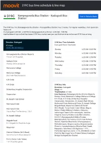 319C Bus Time Schedule & Line Route