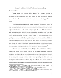 Chapter I. Isolation of Natural Products As Anticancer Drugs I.1
