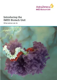 Introducing the IMED Biotech Unit What Science Can Do Introduction What Science Can Do