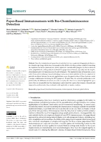 Paper-Based Immunosensors with Bio-Chemiluminescence Detection