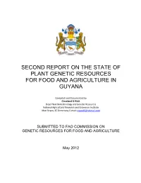 Second Report on the State of Plant Genetic Resources for Food and Agriculture in Guyana