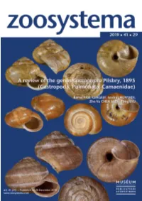 Zoosystema2019v41a29 Pdfa.Pdf