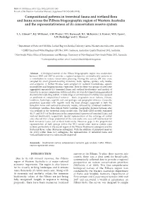 Compositional Patterns in Terrestrial Fauna and Wetland Flora and Fauna