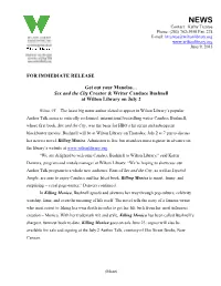 For Immediate Release