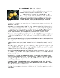 Oro Blanco “Grapefruit”