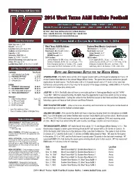 WT Game Notes