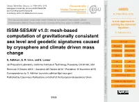 A New Approach to Solving the Sea-Level Equation