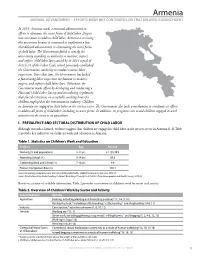 Armenia MINIMAL ADVANCEMENT – EFFORTS MADE but CONTINUED LAW THAT DELAYED ADVANCEMENT