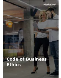 Code of Business Ethics