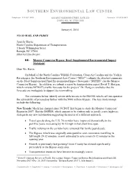 Comments on the Draft Supplemental Final Environmental Impact Statement (“DSFEIS”) for the Monroe Connector/Bypass