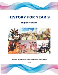 History for Year 9