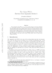 The Classes PPA-K : Existence from Arguments Modulo K