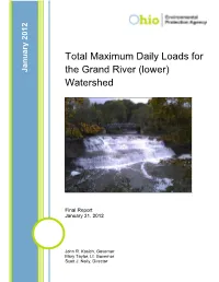 Total Maximum Daily Loads for the Grand River (Lower) Watershed
