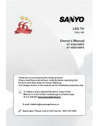 User Manual Sanyo Smart