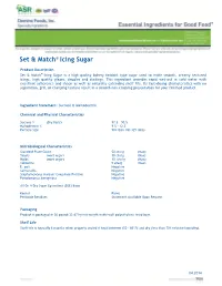 Set & Match® Icing Sugar