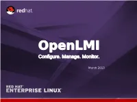 Configure. Manage. Monitor