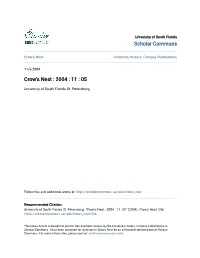 Crow's Nest : 2004 : 11 : 05