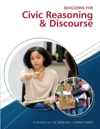Educating for Civic Reasoning and Discourse