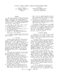 The Use of a Semantic Network in a Deductive Question-Answering System