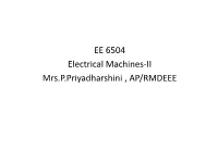 Unit V Single Phase Induction Motor and Special Machines Construction